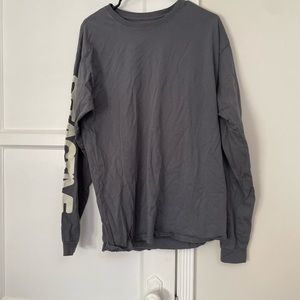 Set active dark grey long sleeve t shirt